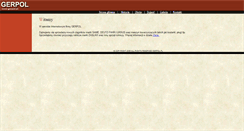 Desktop Screenshot of gerpol.pl